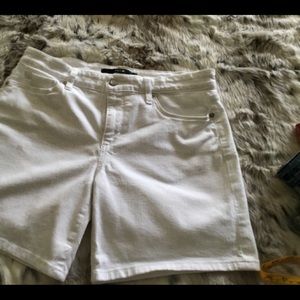 Joes white denim shorts!